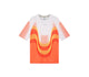 SOAR Women's Race Tee Orange/White XS 