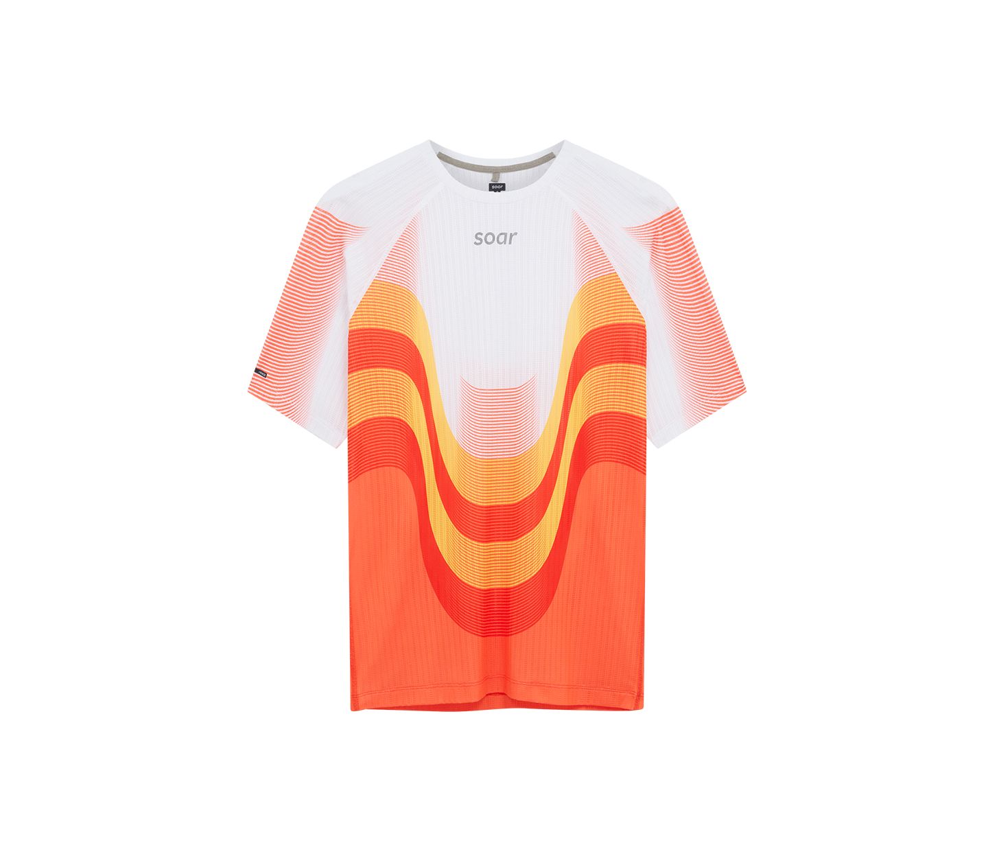 SOAR Men's Race Tee Orange/White S 