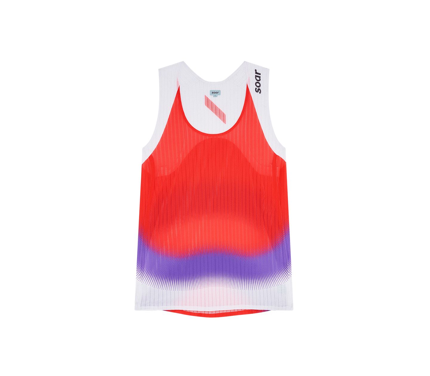 SOAR Women's Race Vest Red/Purple Stripe XS 