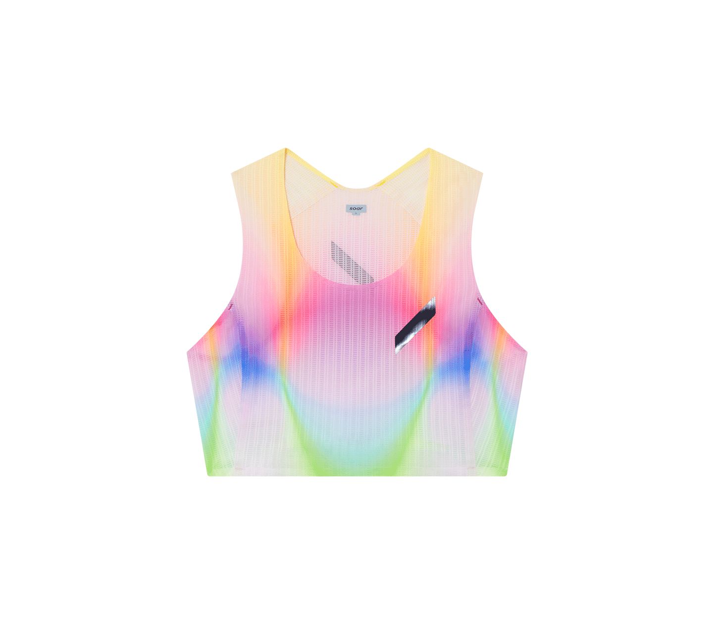 SOAR Women's Crop Race Vest Summer Rainbow XS 