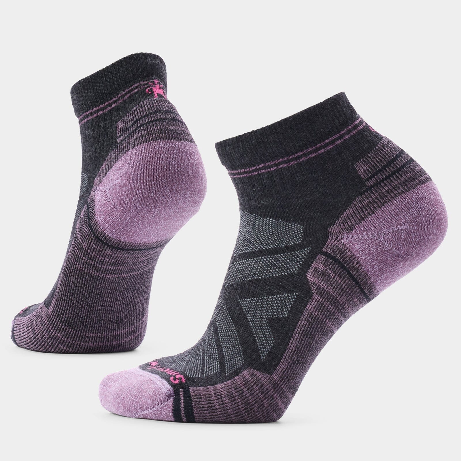 Smartwool Women's Hike Light Cushion Ankle Socks - Charcoal