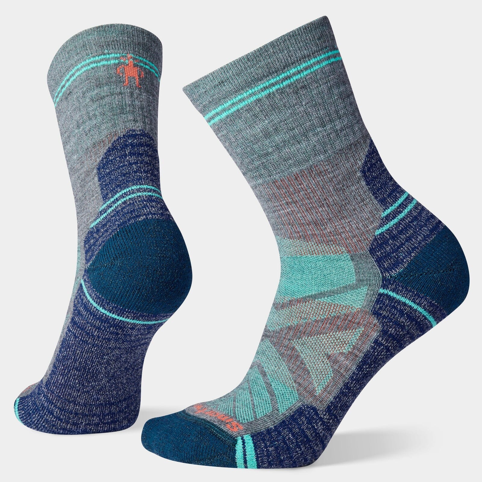 Smartwool Women's Hike Light Cushion Mid Crew Socks Medium Gray S (EU 34-37) 