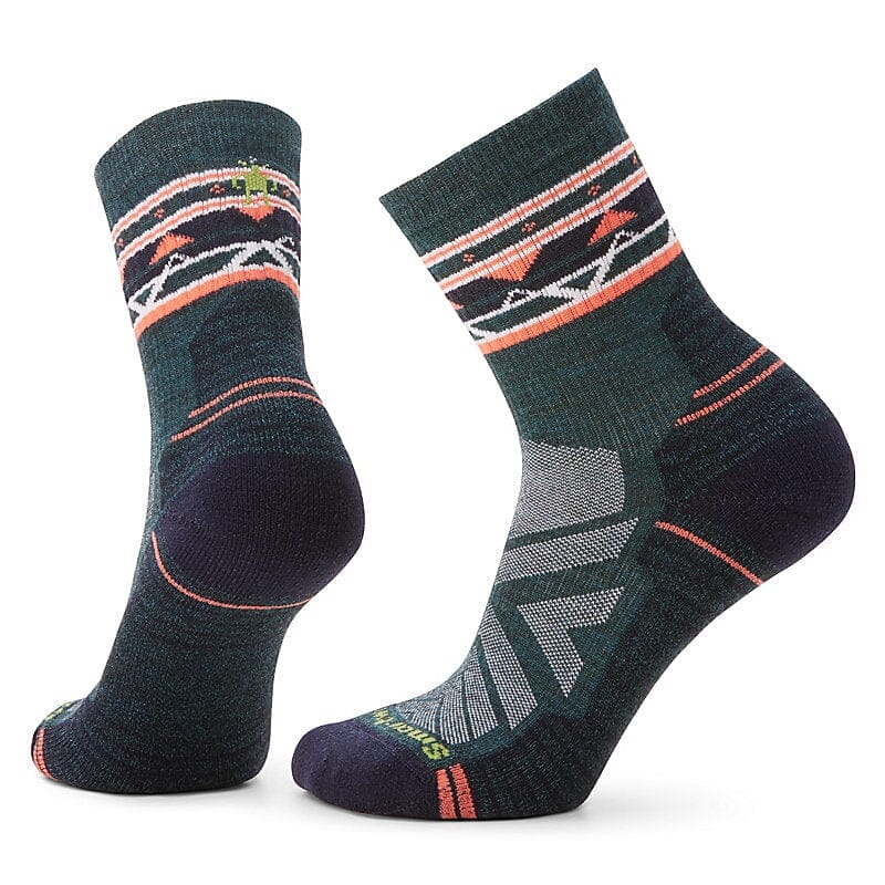 Smartwool Women's Hike Light Cushion Zig Zag Valley Mid Crew Socks Twilight Blue G74 S (EU 34-37) 