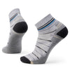 Smartwool Hike Light Cushion Pattern Ankle Socks Light Gray 039 L (EU 42-45) 