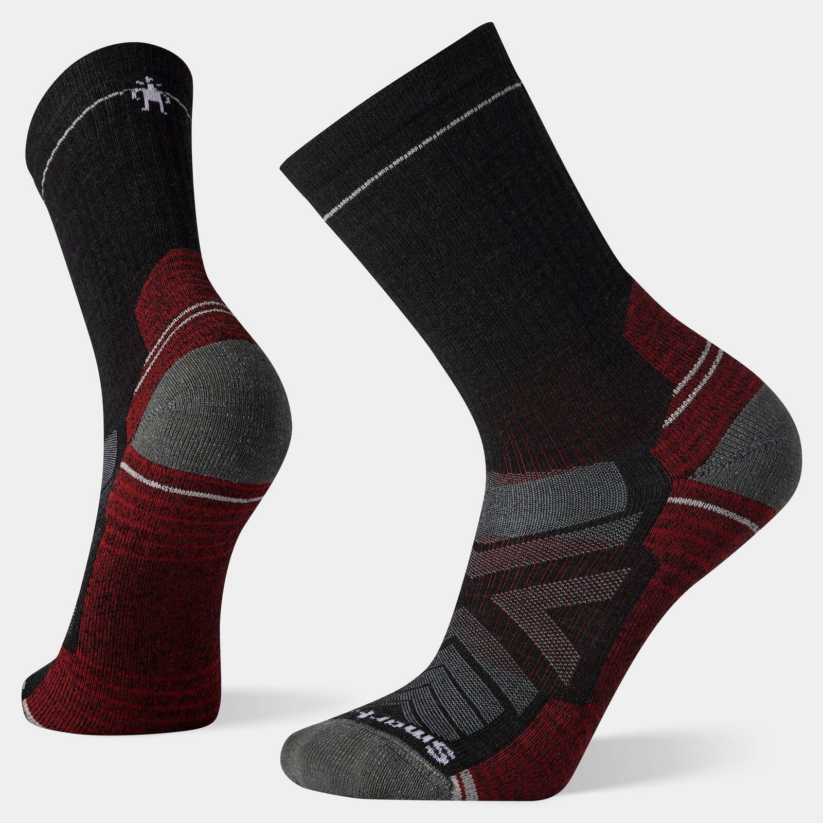 Smartwool Hike Light Cushion Crew Socks - Charcoal