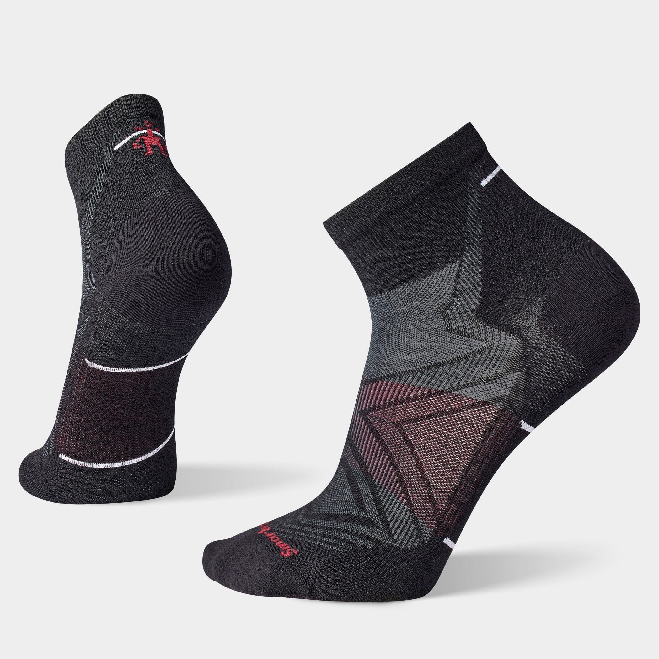 Smartwool Run Zero Cushion Ankle Socks Black M (EU 38-41) 