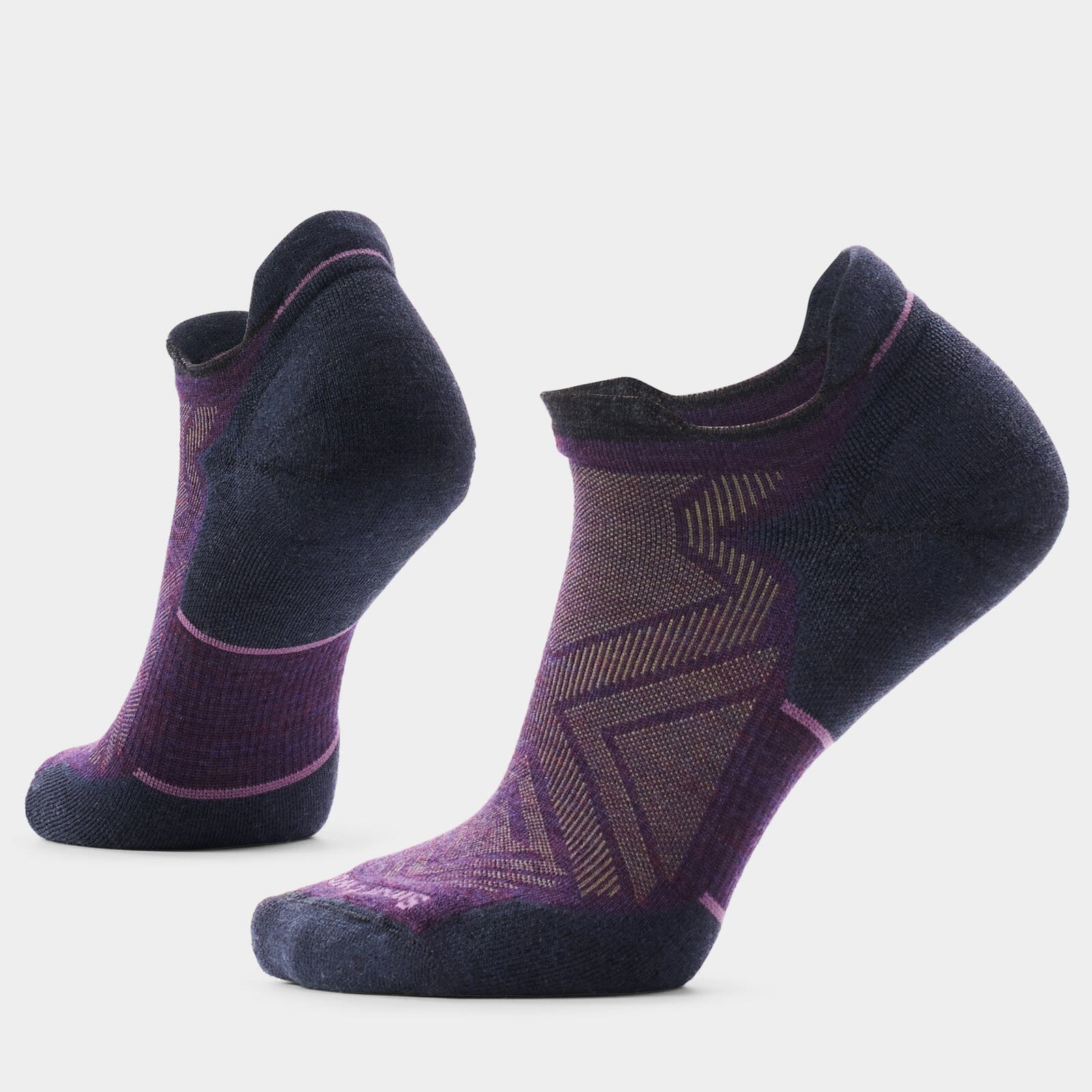 Smartwool Women's Hike Targeted Cushion Low Ankle Socks - Purple Iris/Charcoal