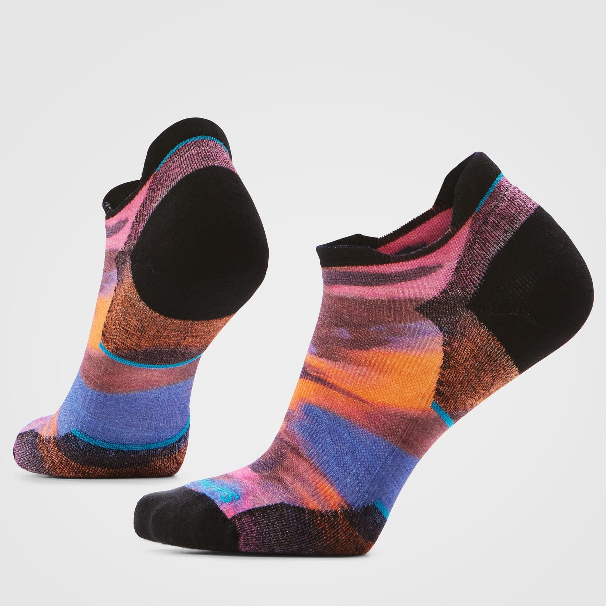 Smartwool Women's Run Targeted Cushion Brushed Print Low Ankle Garden Pink S (EU 34-37) 
