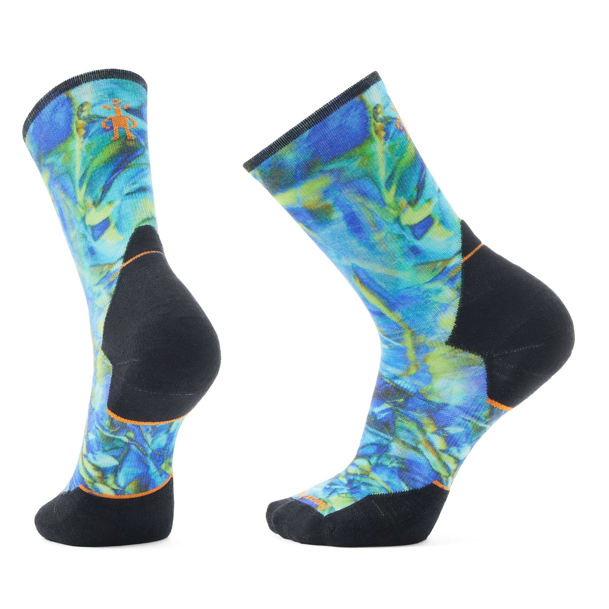 Smartwool Trail Run Targeted Cushion Reflections Print Crew Socks Capri 810 M (EU 38-41) 