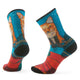 Smartwool Women's Hike Targeted Cushion Geo Fox Print Crew Socks Capri 810 S (EU 34-37) 
