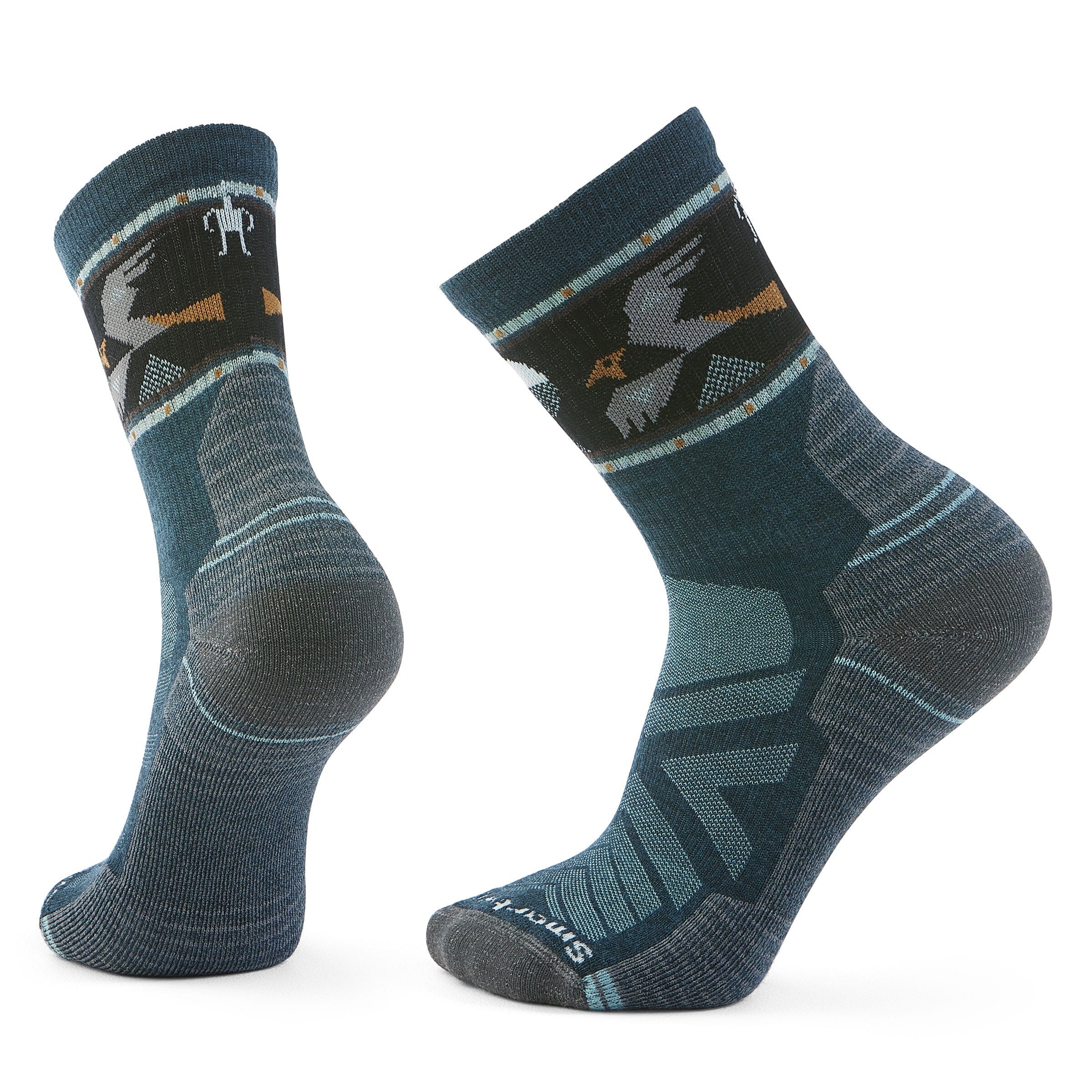 Smartwool Hike Light Cushion Soaring Mid Crew Socks Twilight Blue G74 M (EU 38-41) 