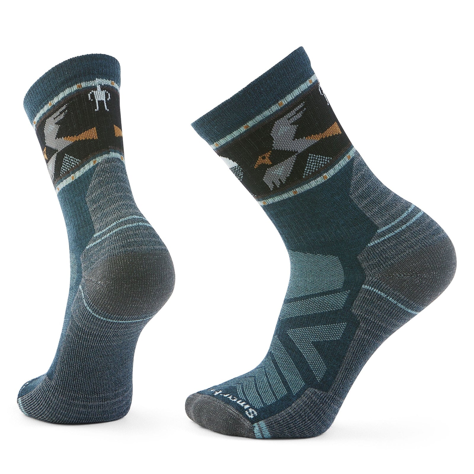 Smartwool Hike Light Cushion Soaring Mid Crew Socks Charcoal 003 M (EU 38-41) 