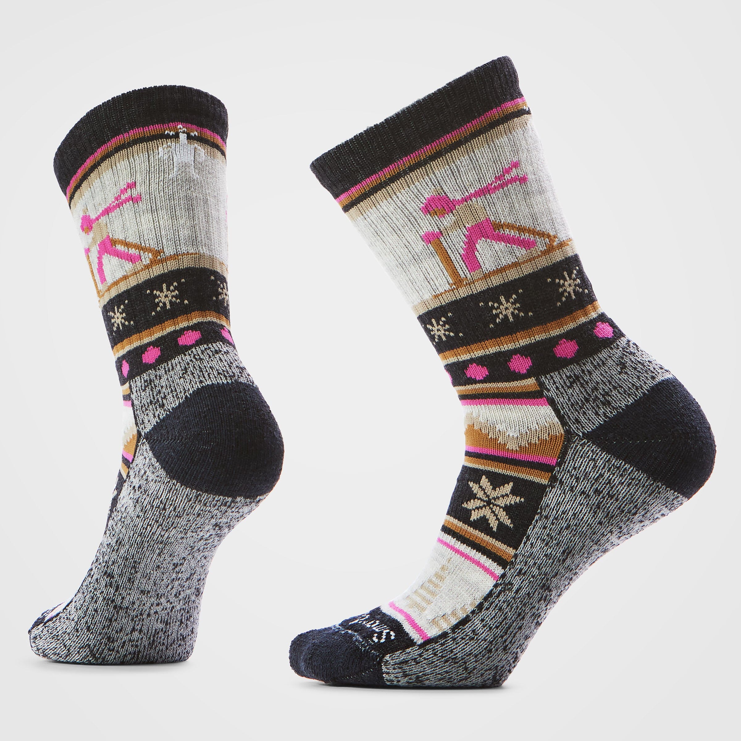 Smartwool Everyday Cozy Alpine Apres Crew Socks Charcoal 003 S (EU 34-37) 