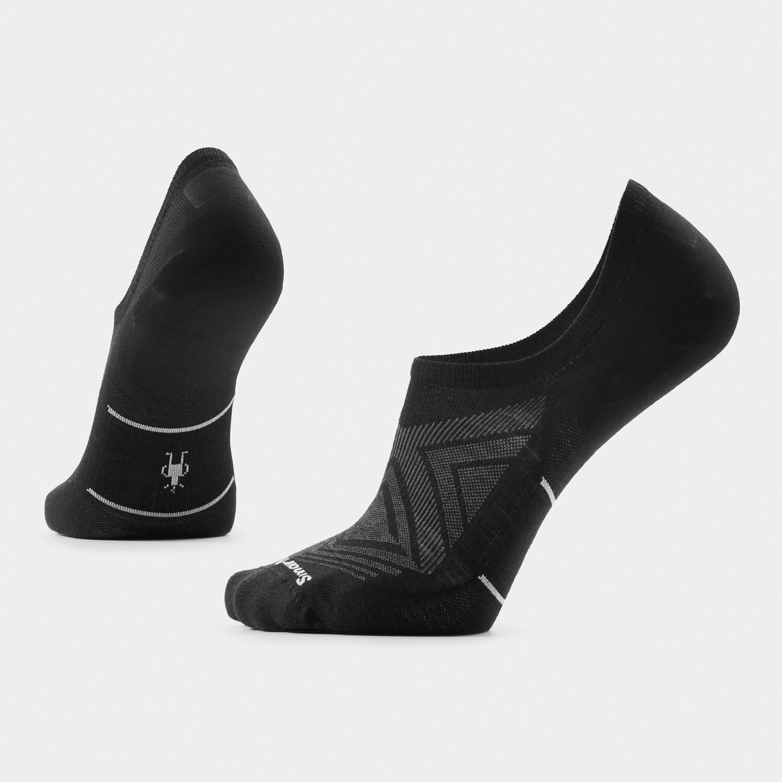 Smartwool Run Zero Cushion No Show Socks Black 001 M (EU 38-41) 