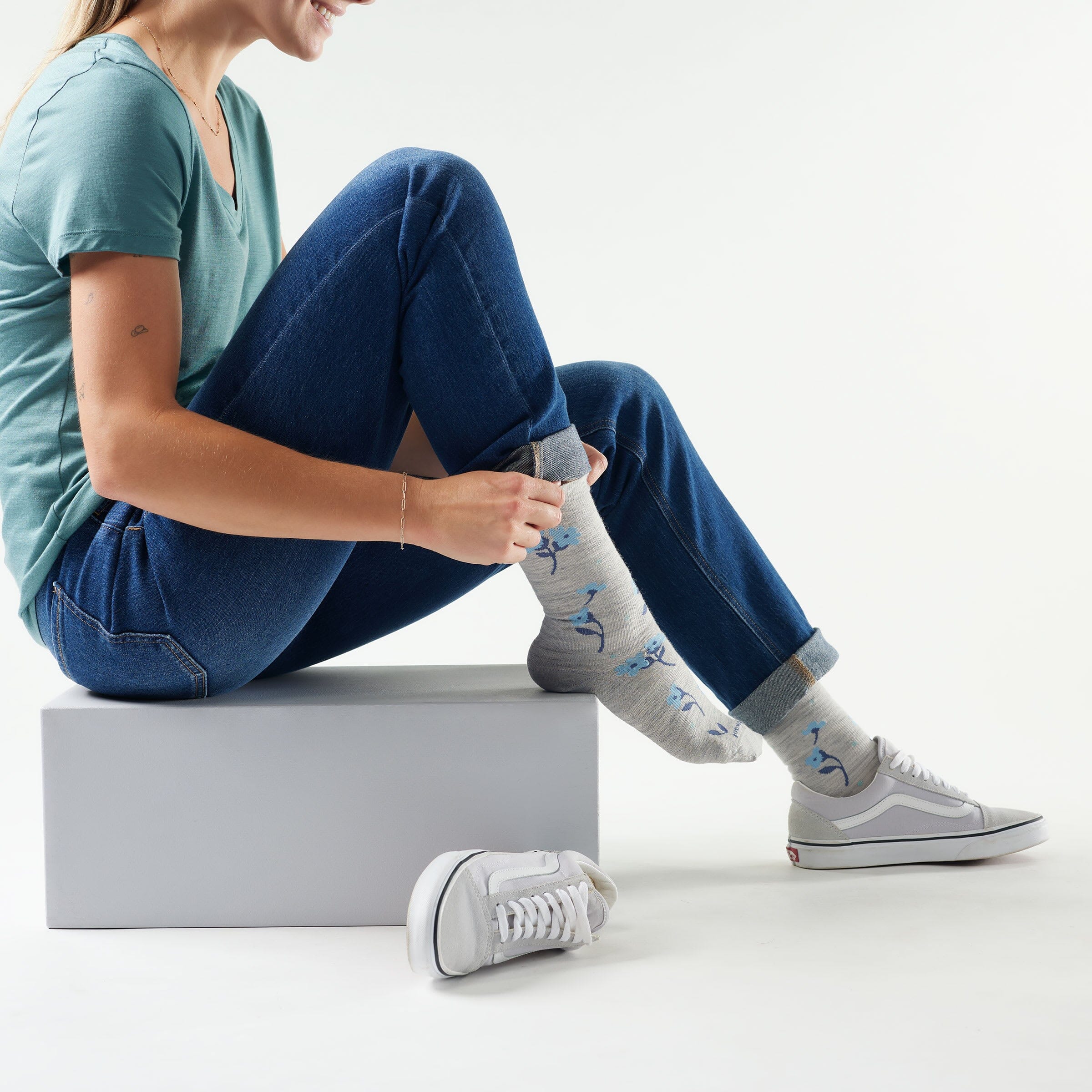 Smartwool Everyday Garden Gala Crew Socks 