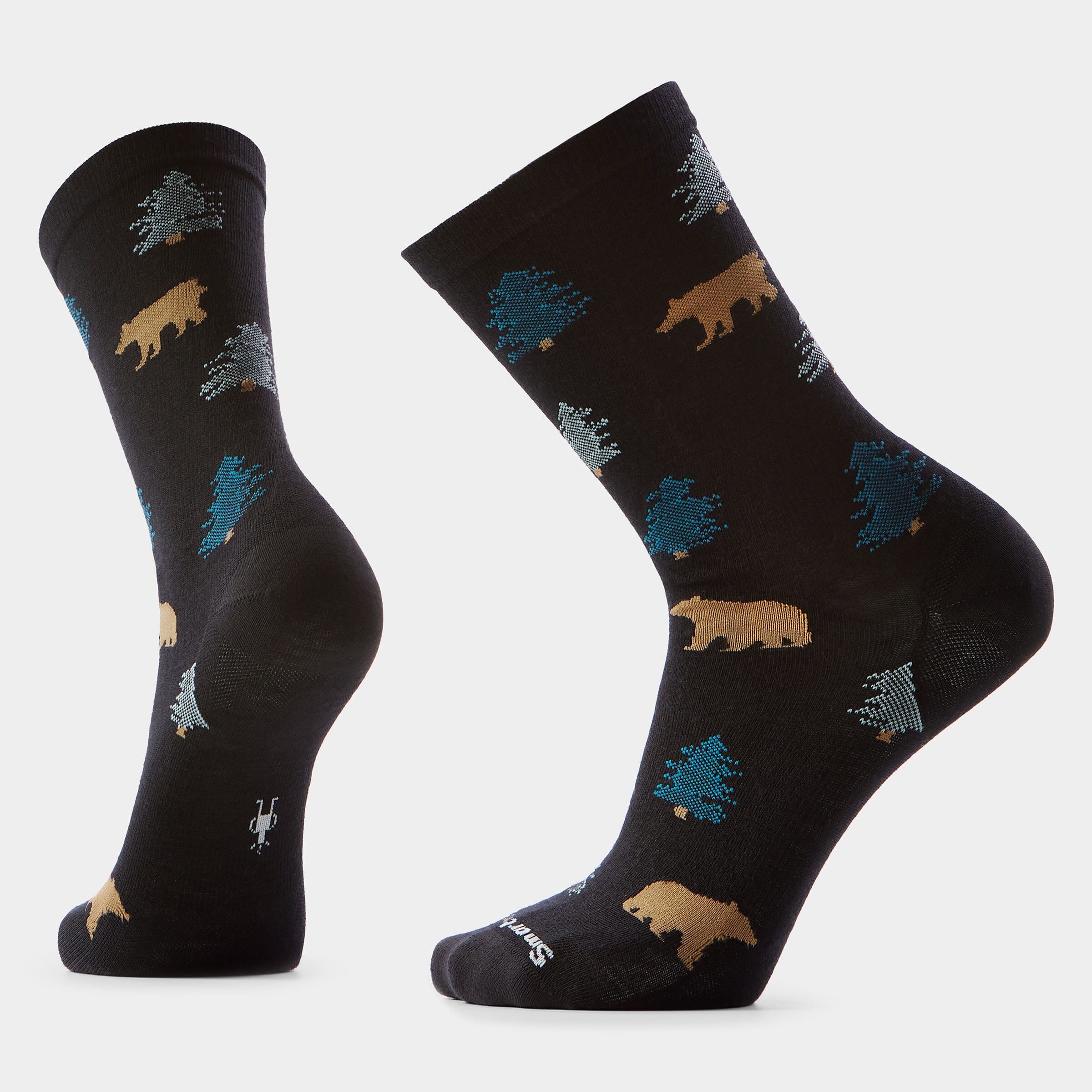 Smartwool Everyday Through the Trees Crew Socks Black M (EU 38-41) 