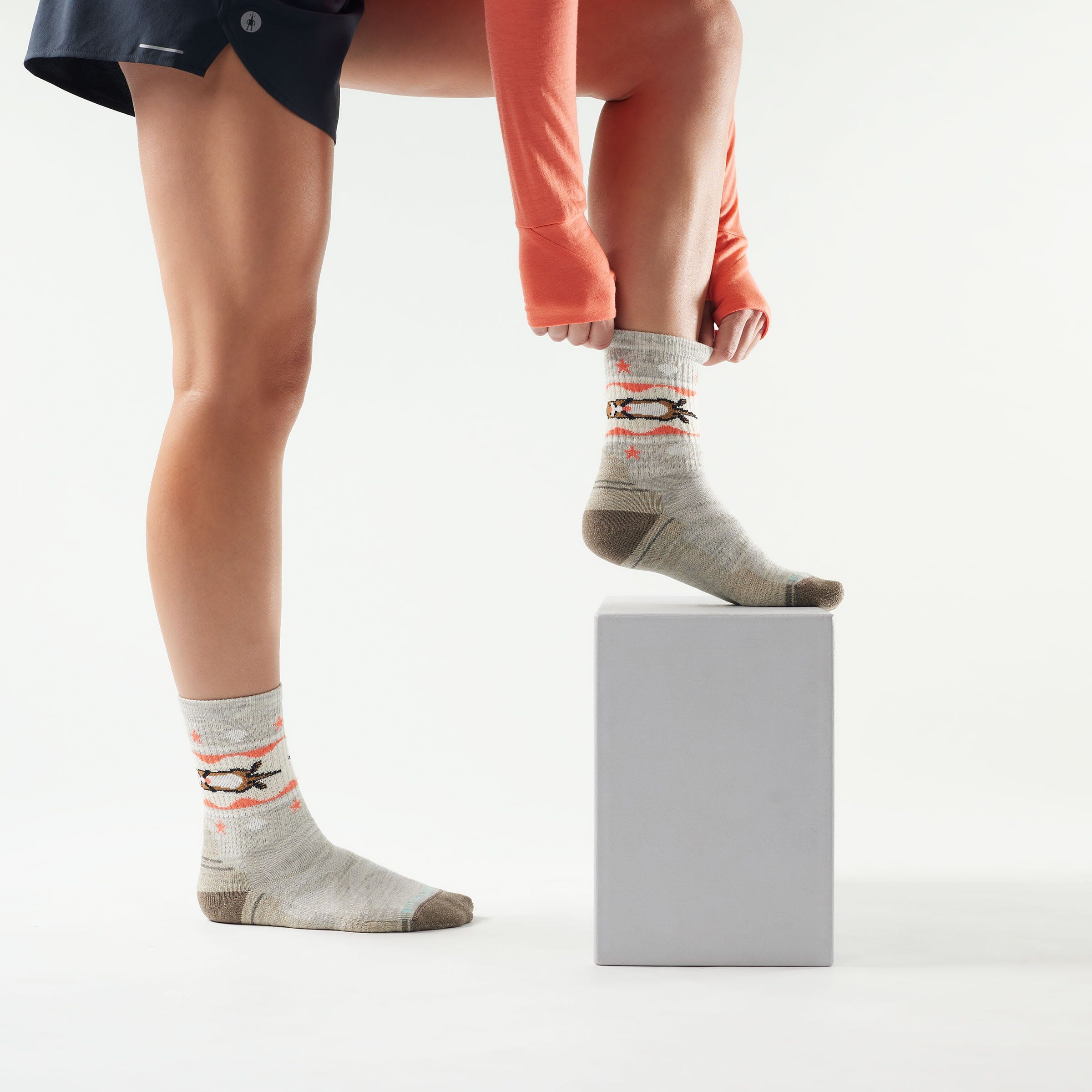 Smartwool Women's Hike Light Cushion Otter Float Crew Socks 