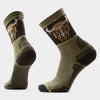 Smartwool Hike Light Cushion Bison Crew Socks Winter Moss K18 M (EU 38-41) 