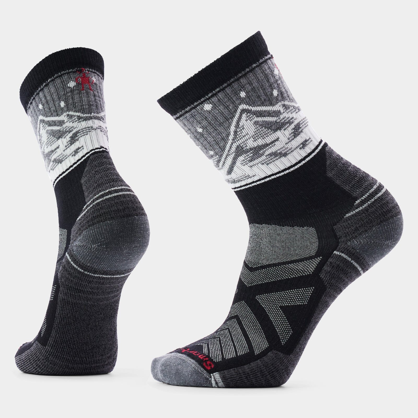 Smartwool Hike Light Cushion Valley View Crew Socks Black M (EU 38-41) 