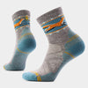 Smartwool Women's Hike Light Cushion Fox Meadow Mid Crew Socks Taupe/Natural Marl S (EU 34-37) 