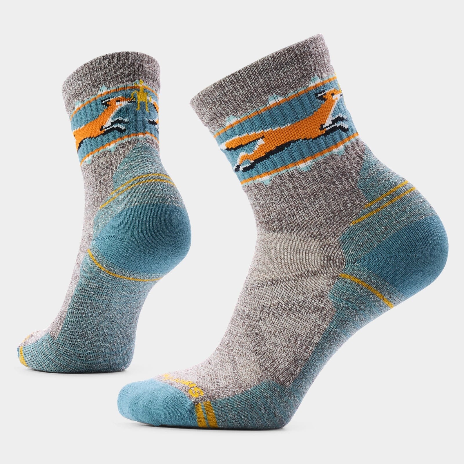 Smartwool Women's Hike Light Cushion Fox Meadow Mid Crew Socks Nightfall Blue S (EU 34-37) 
