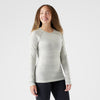 Smartwool Women's Classic Thermal Merino Base Layer Crew Light Gray Color Shift XS 