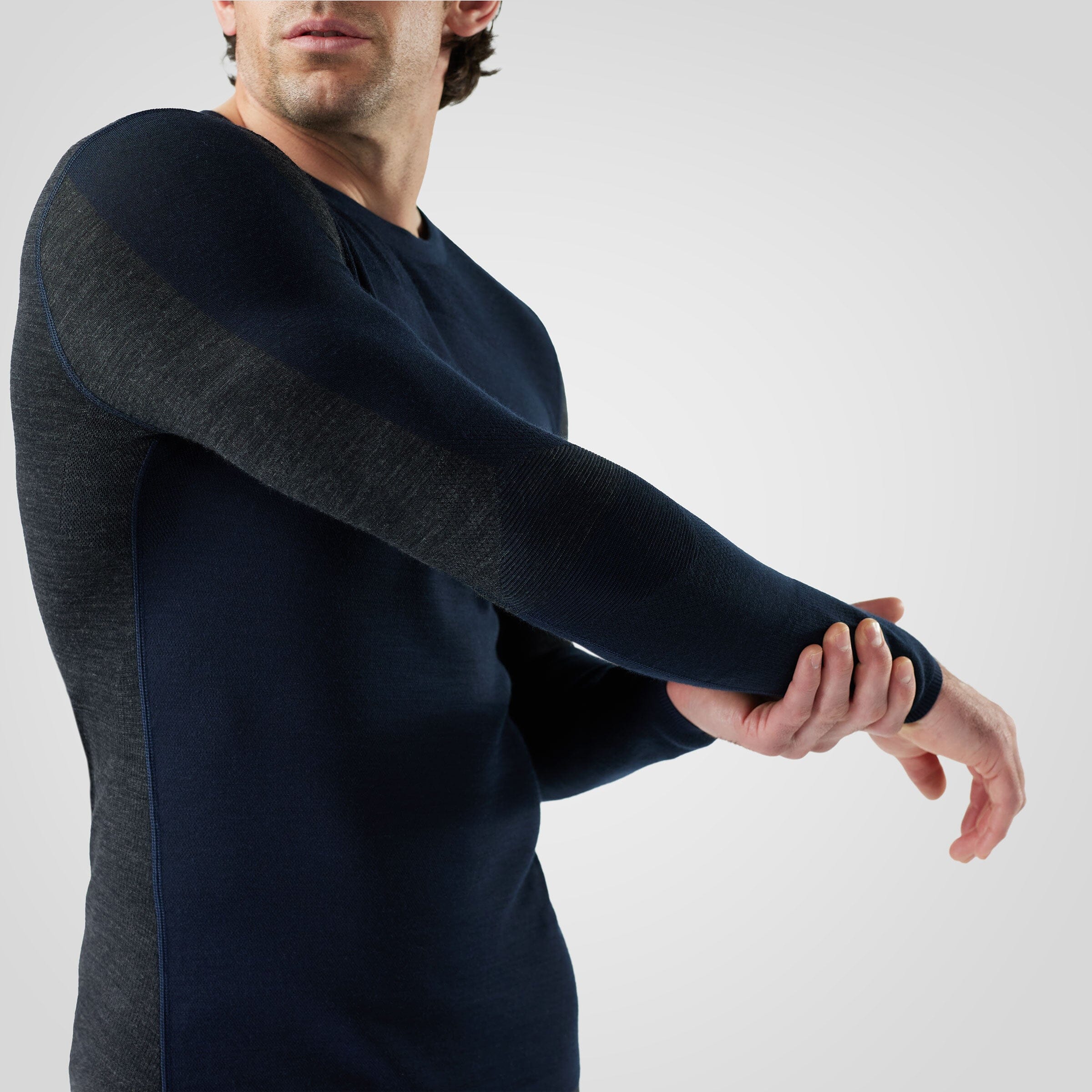 Smartwool Men's Intraknit Thermal Merino Base Layer Colorblock Crew