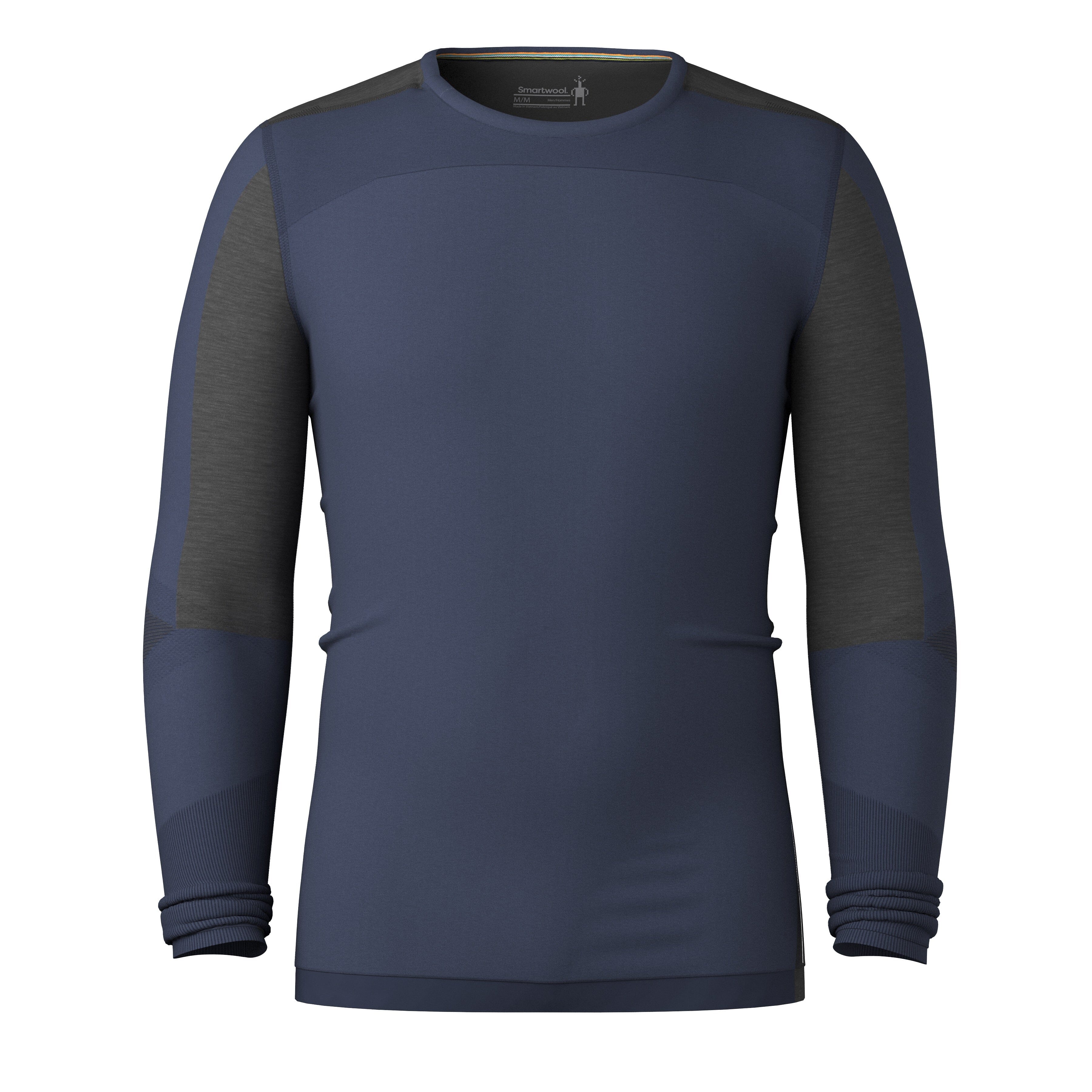 Smartwool Men's Intraknit Thermal Merino Base Layer Colorblock Crew