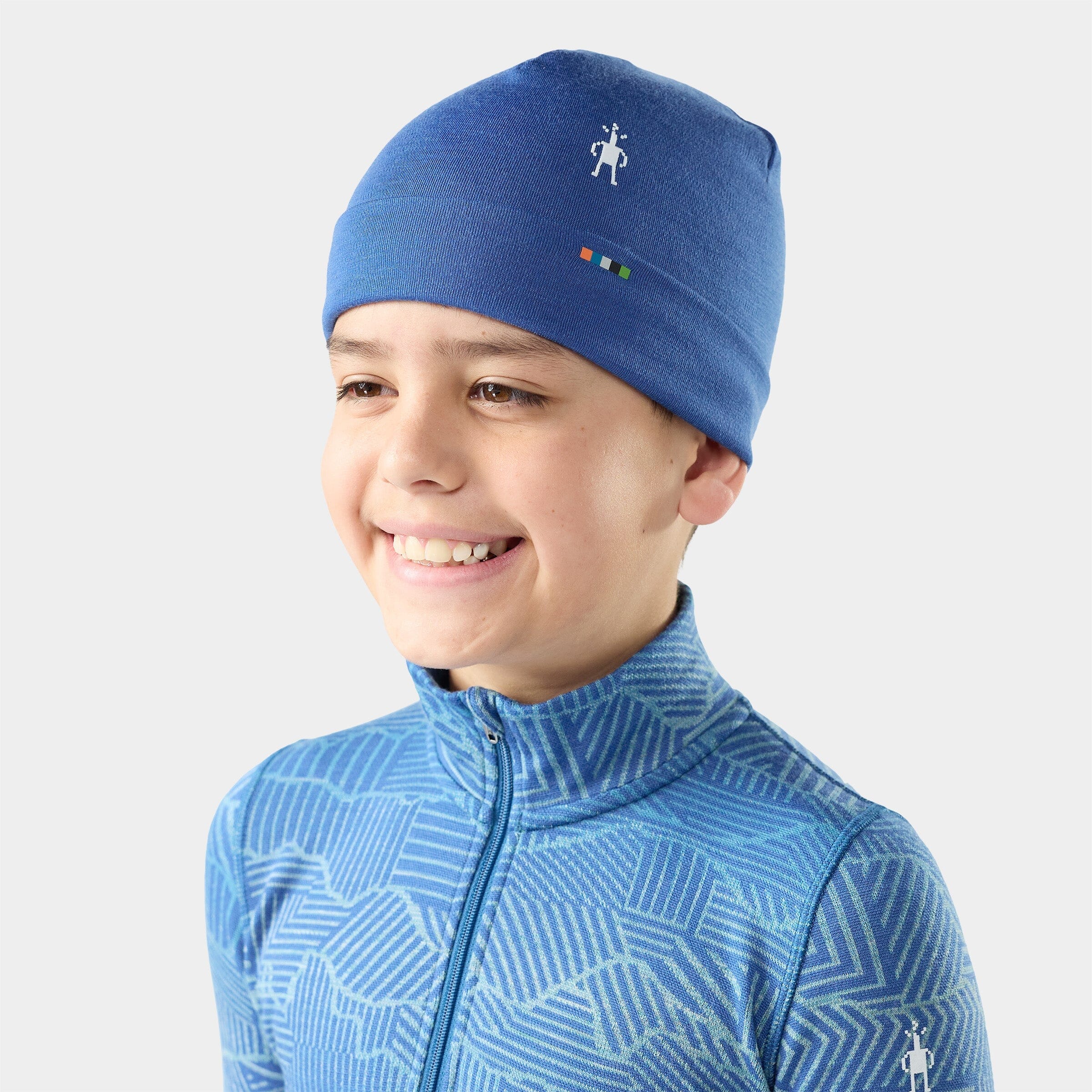 Smartwool Kids' Thermal Merino Reversible Cuffed Beanie – Royal Indigo