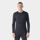 Smartwool Men's Intraknit Thermal Merino Base Layer Crew – Charcoal/Black