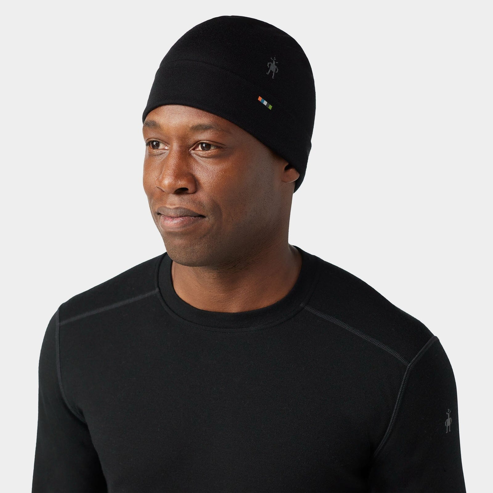 Smartwool Thermal Merino Reversible Cuffed Beanie-Black 