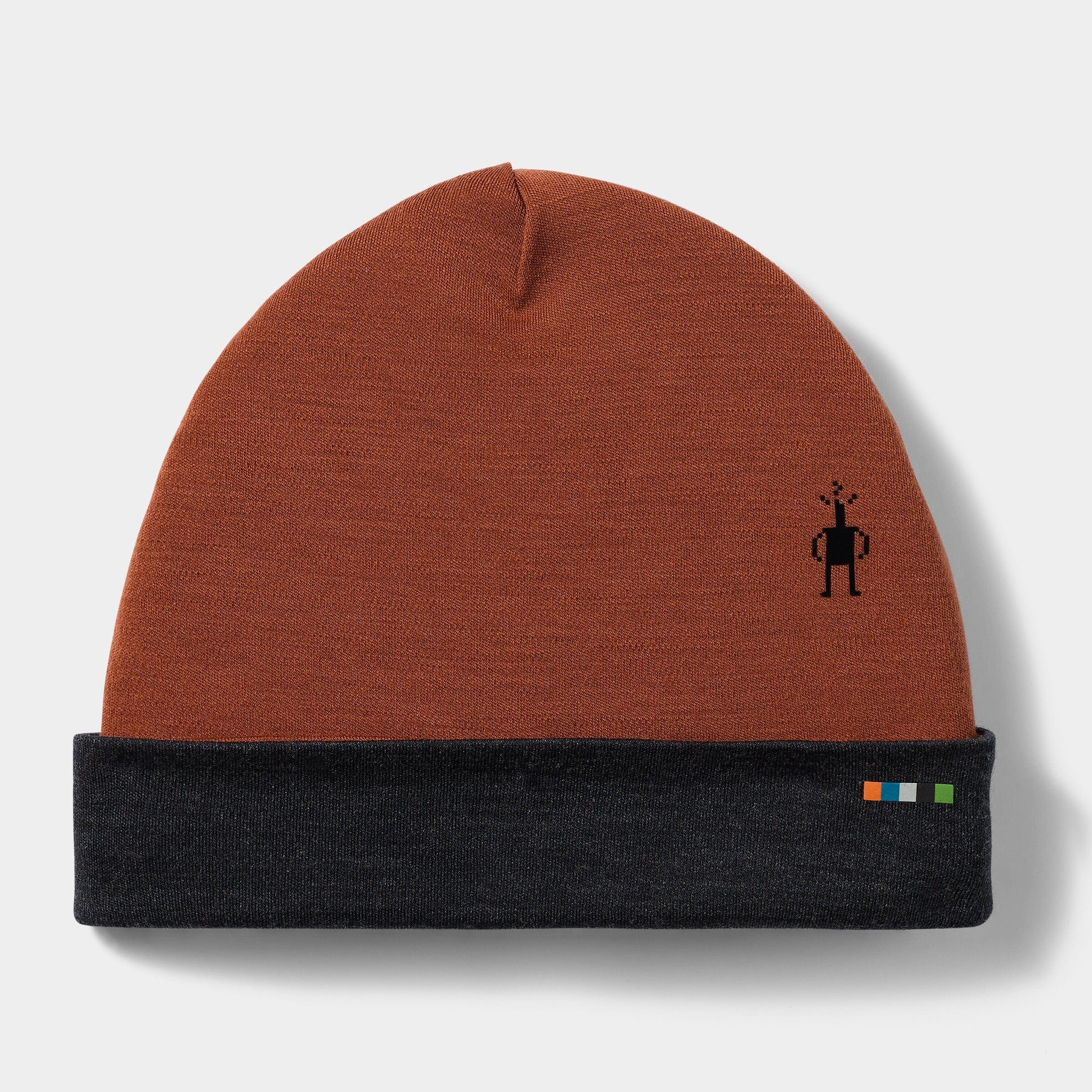 Smartwool Thermal Merino Reversible Cuffed Beanie Burnt Sienna One Size 