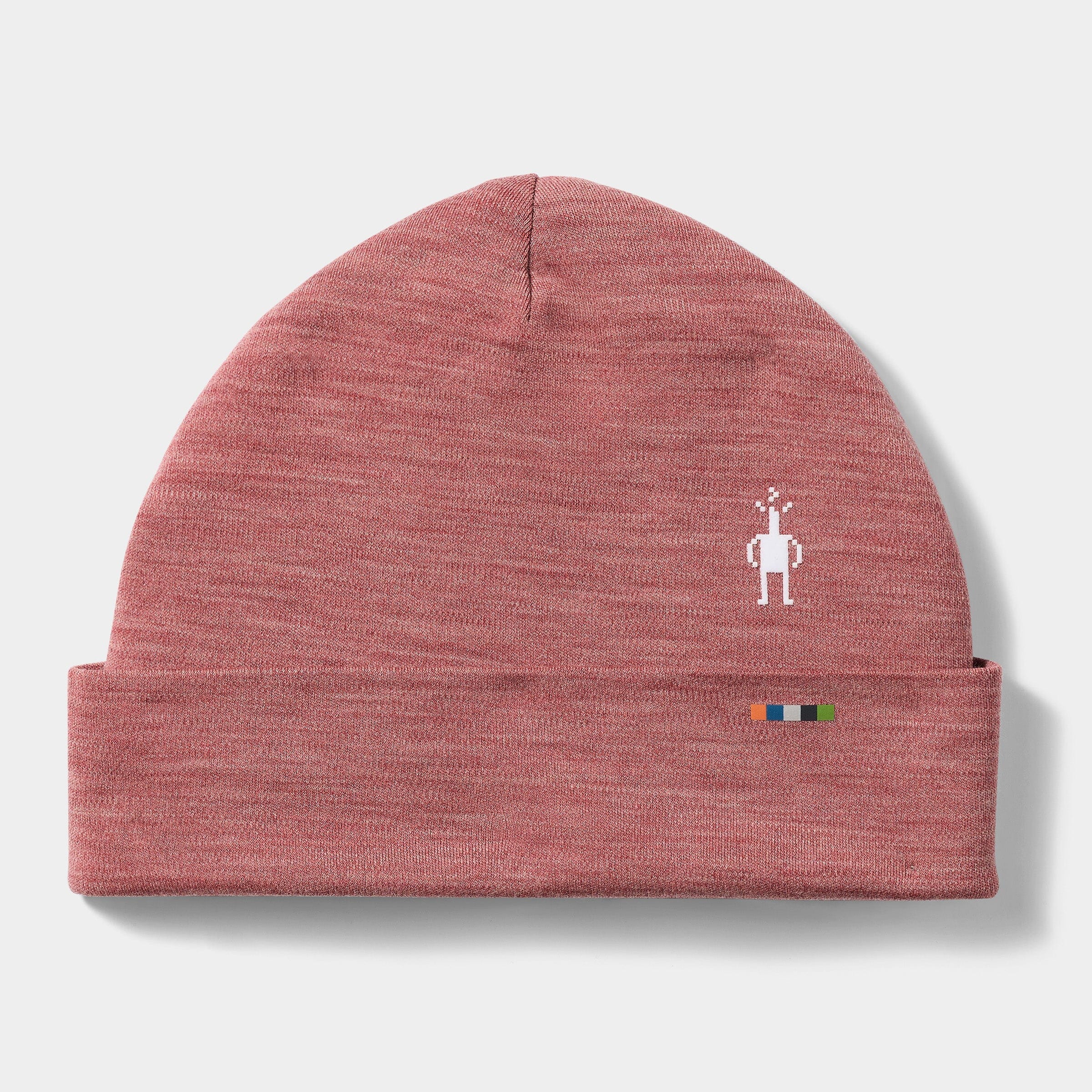 Smartwool Thermal Merino Reversible Cuffed Beanie Rosewood Heather One Size 