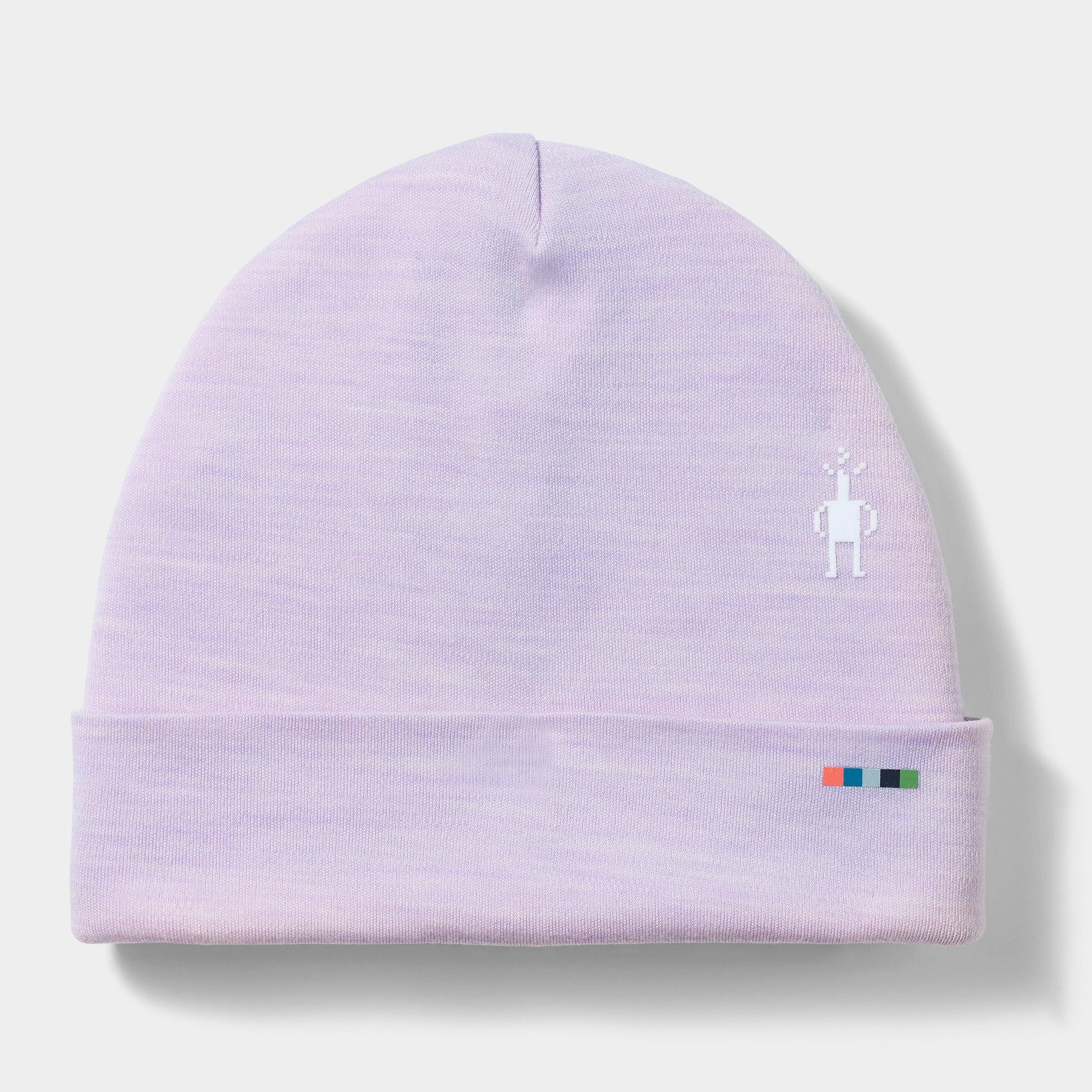 Smartwool Thermal Merino Reversible Cuffed Beanie Lavender Sky Heather One Size 