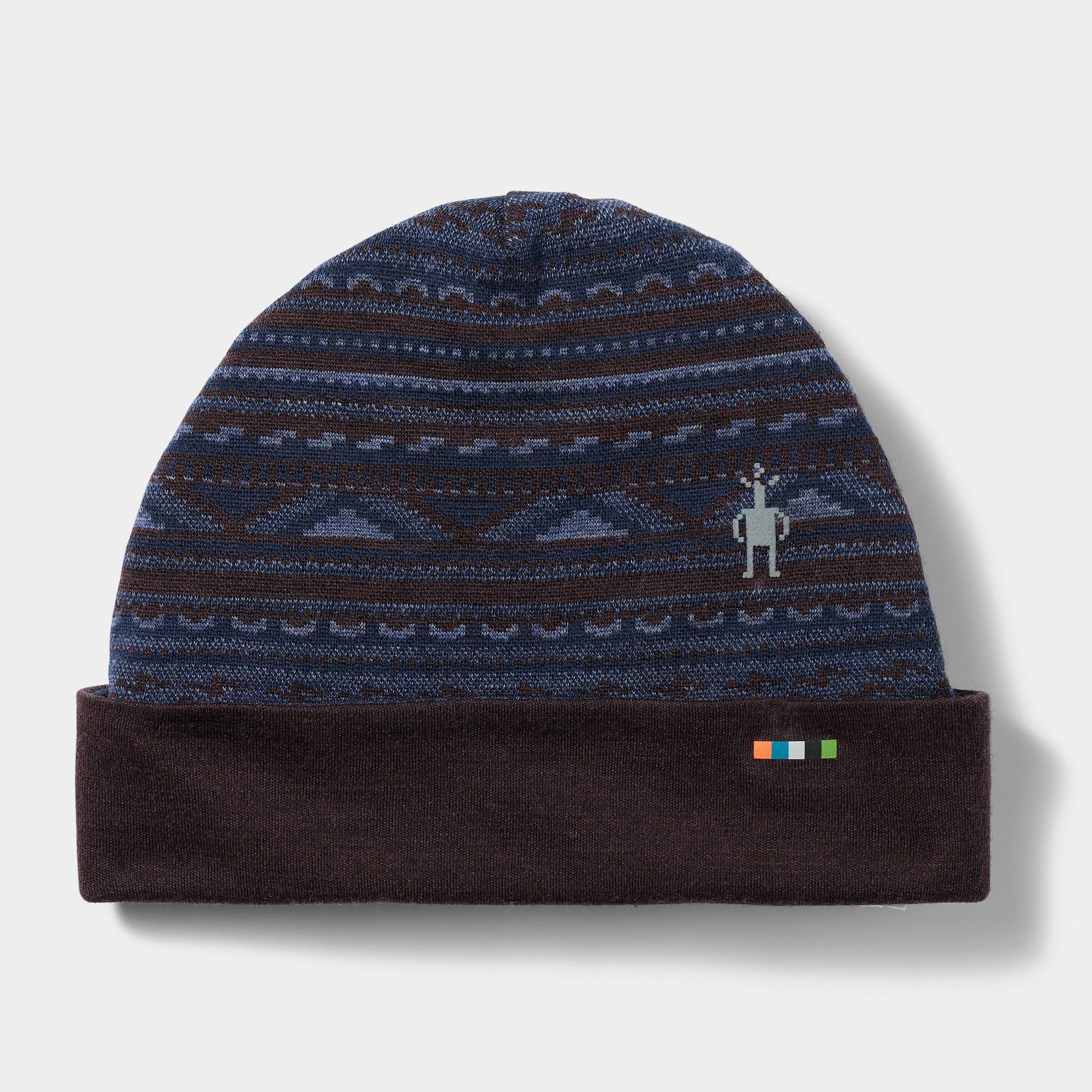 Smartwool Thermal Merino Reversible Cuffed Beanie Nightfall Summit Soul One Size 