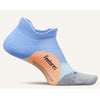 Feetures Elite Light Cushion No Show Tab Socks Blue Burst Small 