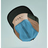 VAGA Club Cap Camel/Beige Light Blue/Army Green 