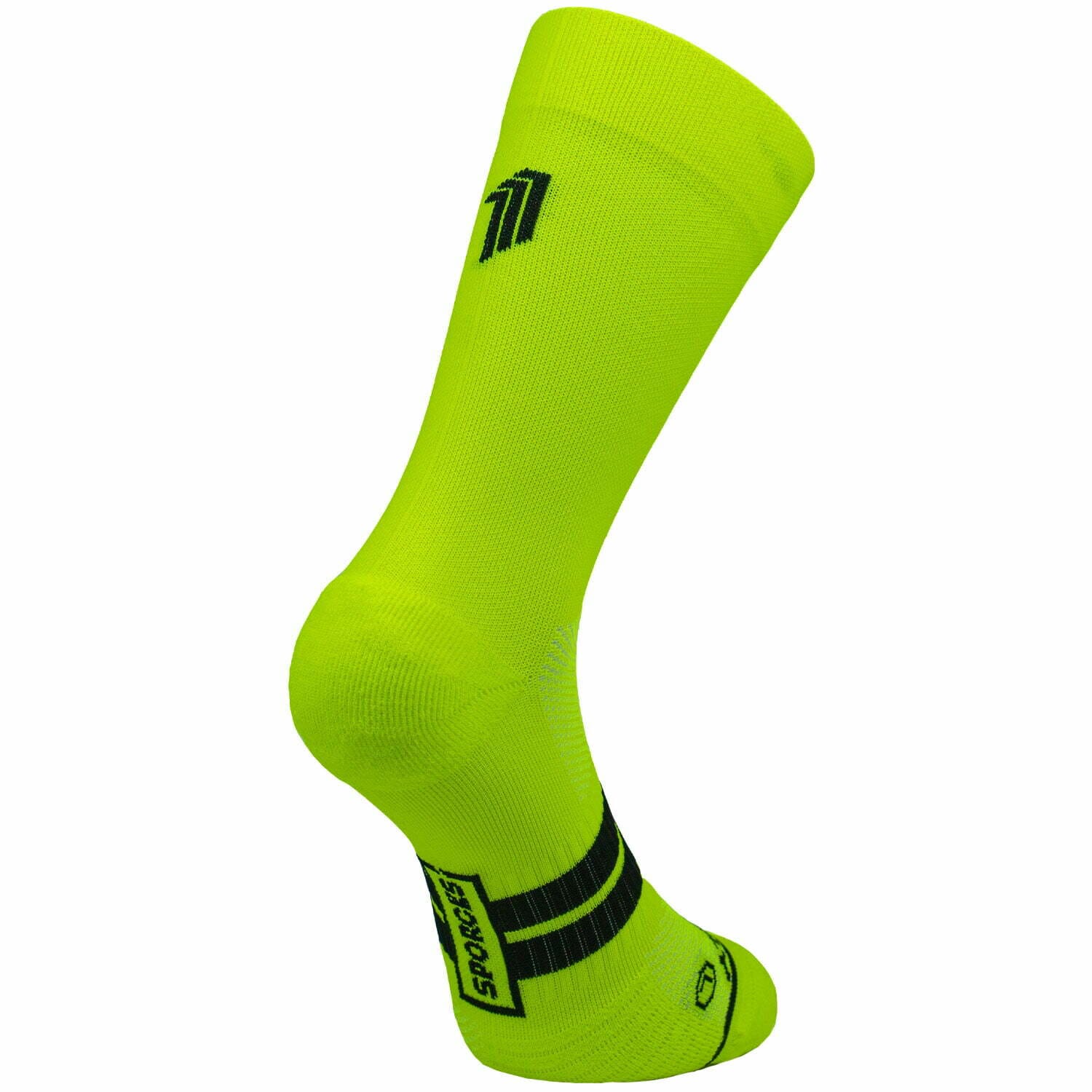 SPORCKS Seven Mile Yellow - Running Socks Green XS 35-37 