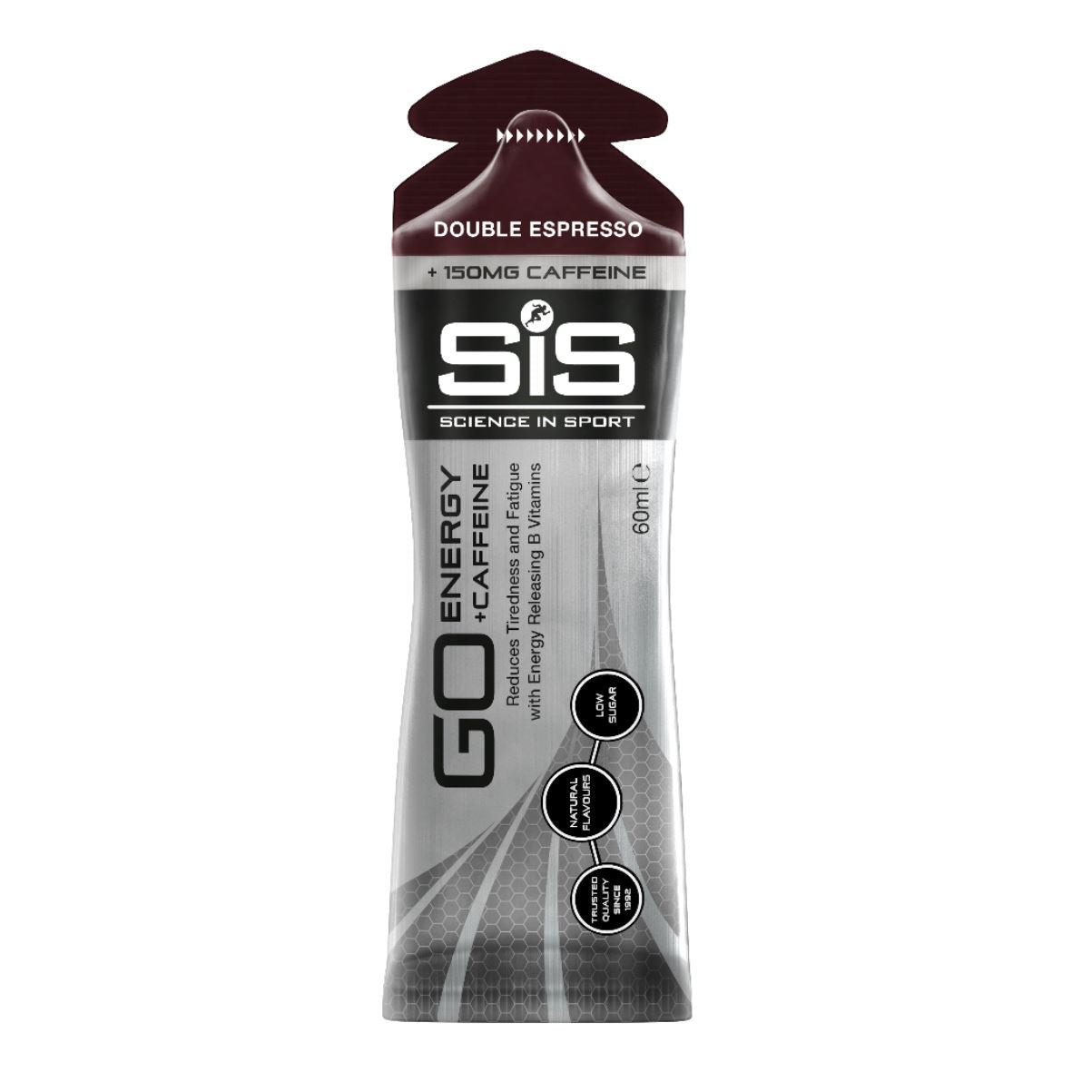 Science In Sport GO Plus Gel 1 gel Double Espresso + Caffeine 1 gel 