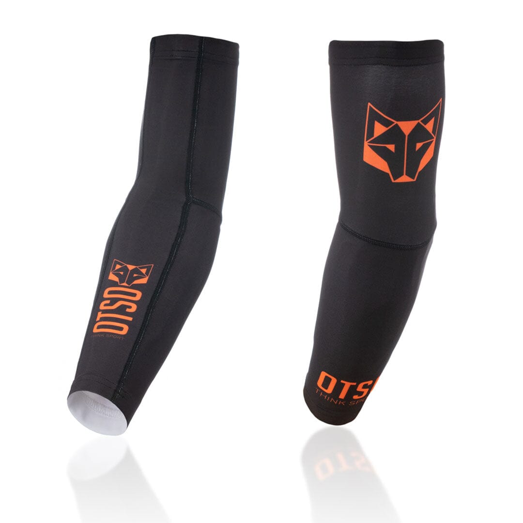 OTSO Arm Sleeves Black/Fluo Orange XS/S 