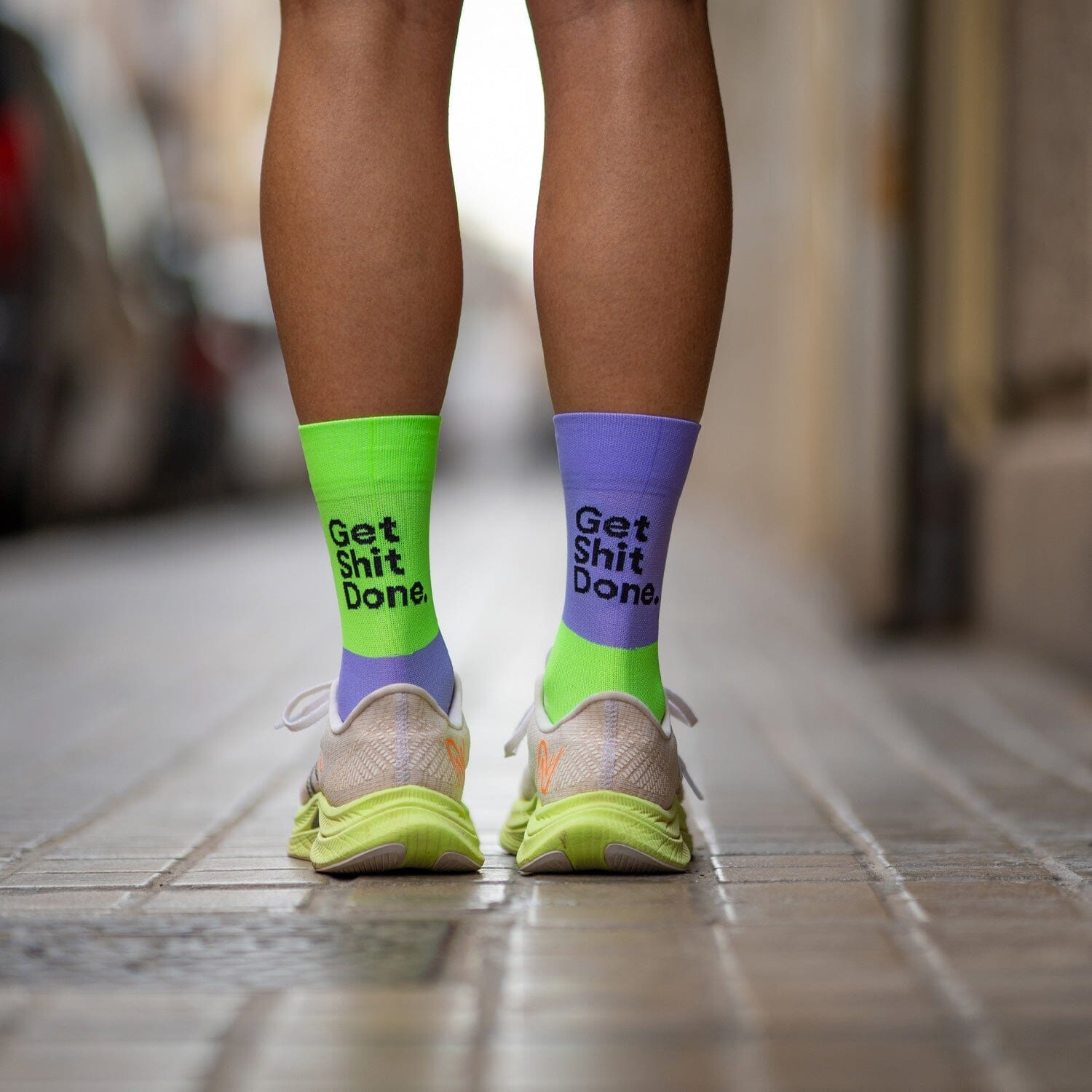 SPORCKS Get Shit Done Purple - Running Socks 