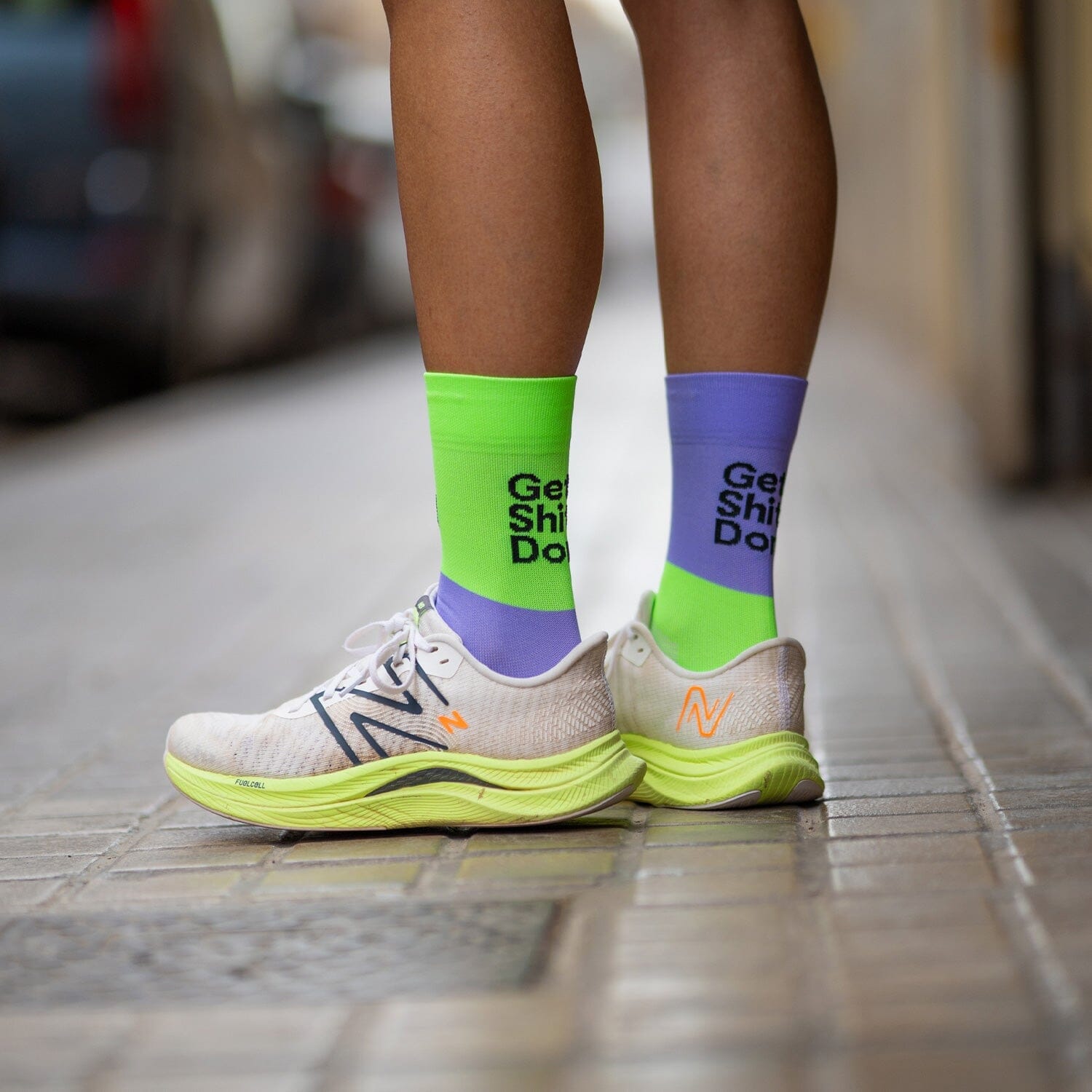 SPORCKS Get Shit Done Purple - Running Socks 