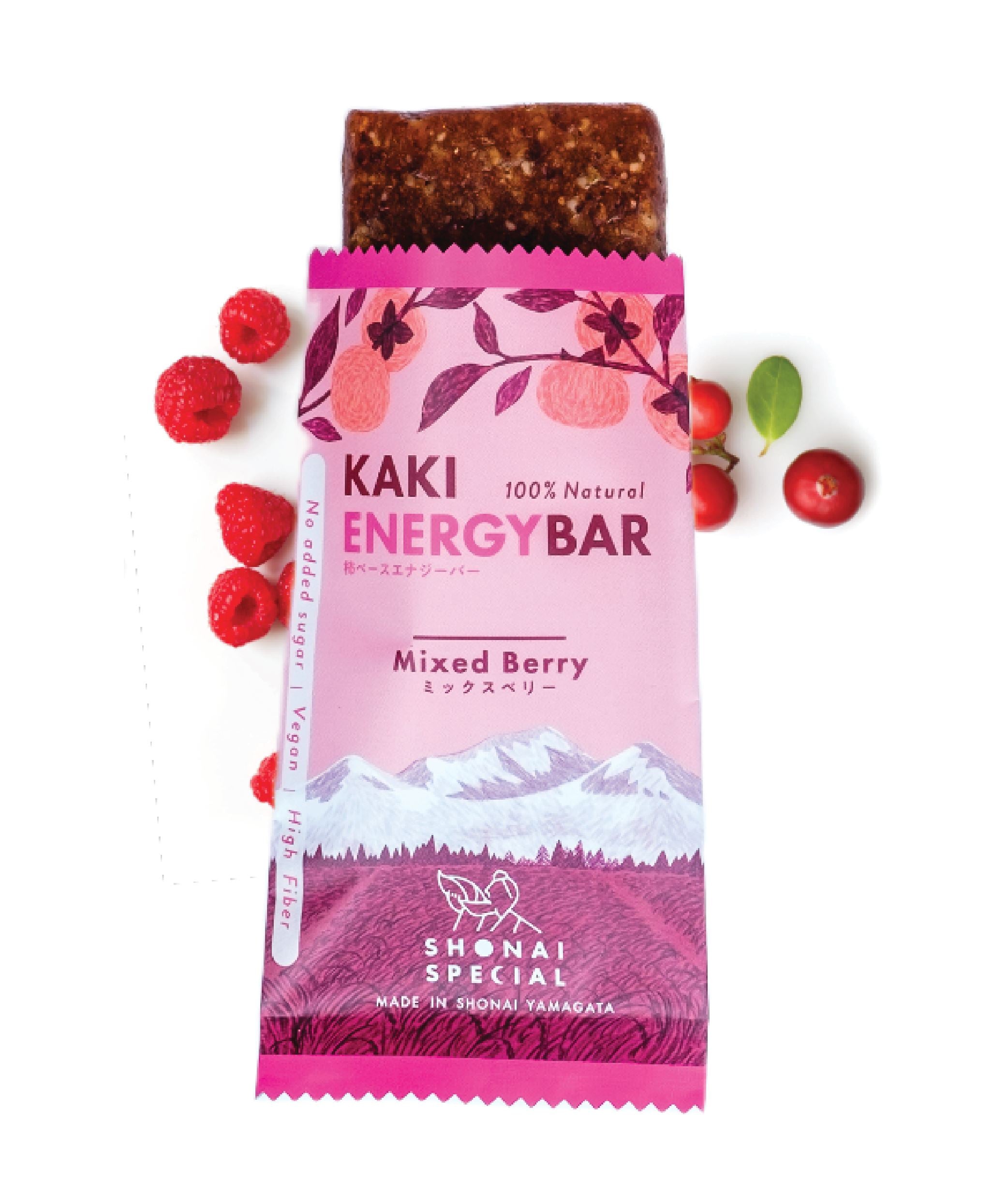 Shonai Special Kaki Energy Bar Mixed Berry 