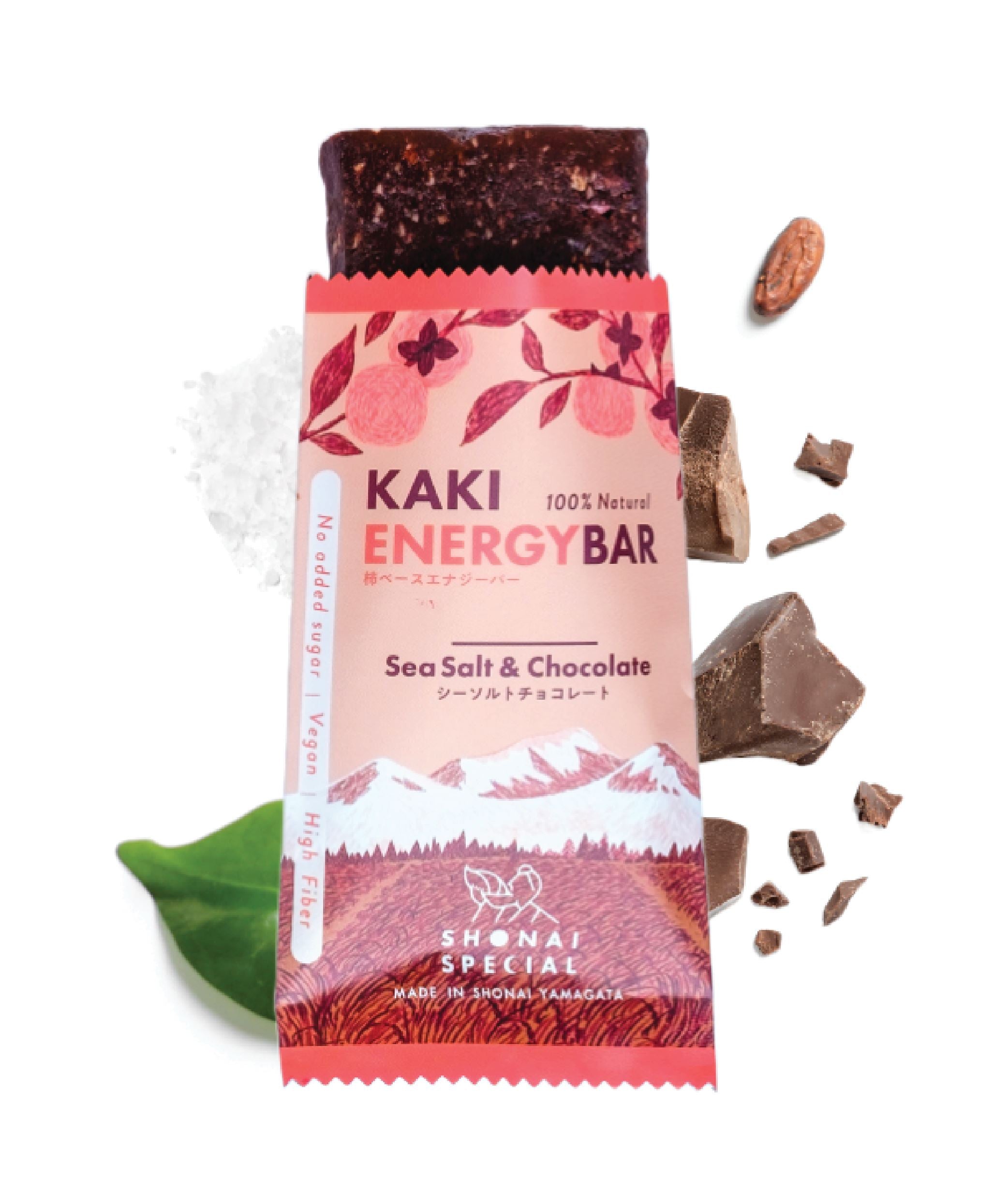 Shonai Special Kaki Energy Bar Sea Salt & Chocolate 