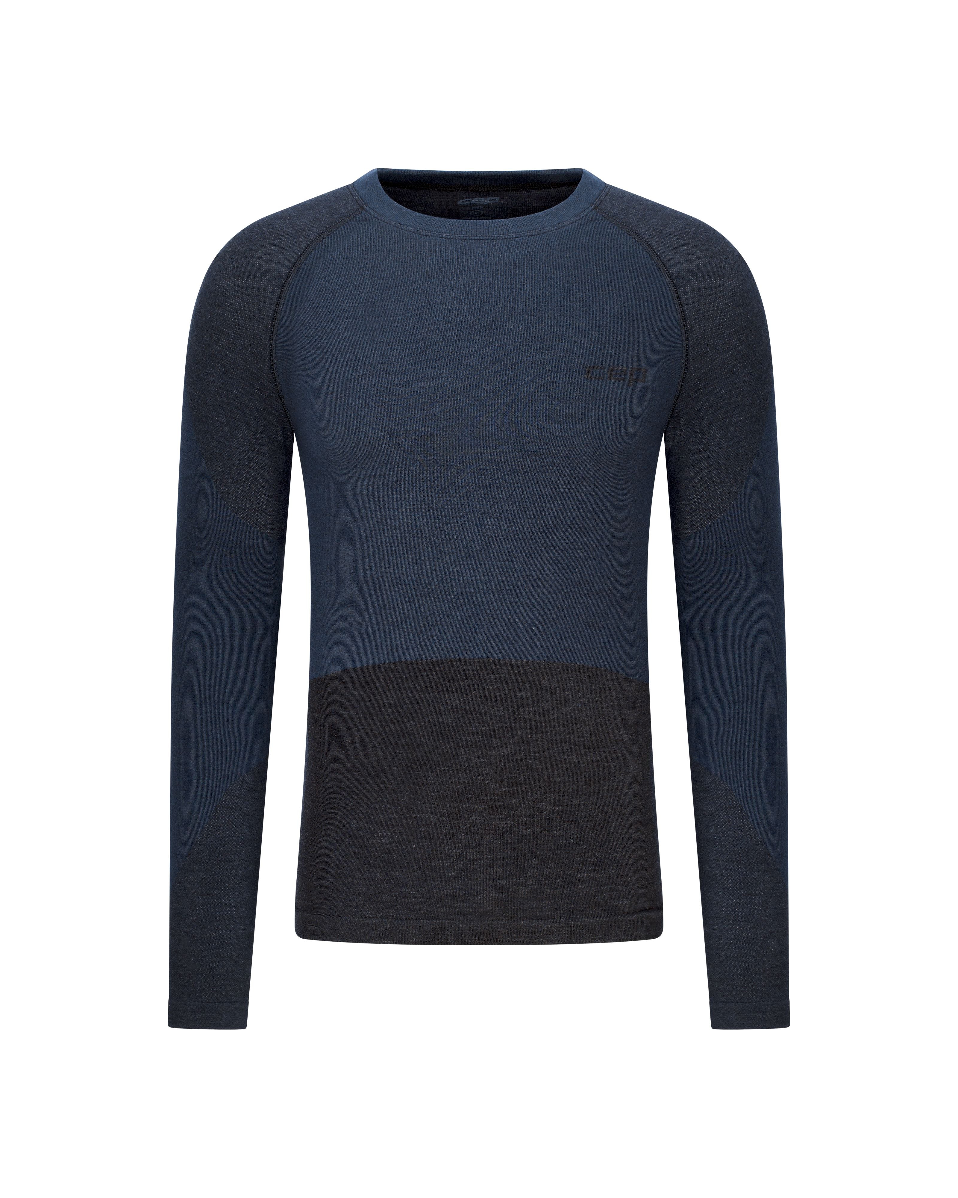 CEP Ski Merino Base Layer Shirt Long Sleeve 2.0, Men – Black