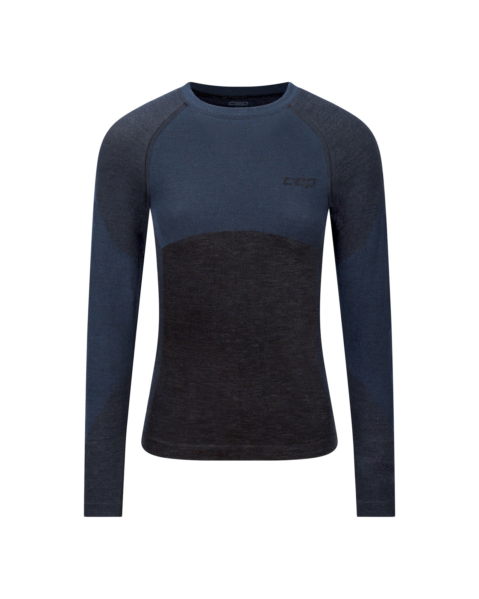 CEP Ski Merino Base Layer Shirt Long Sleeve 2.0, Women – Black