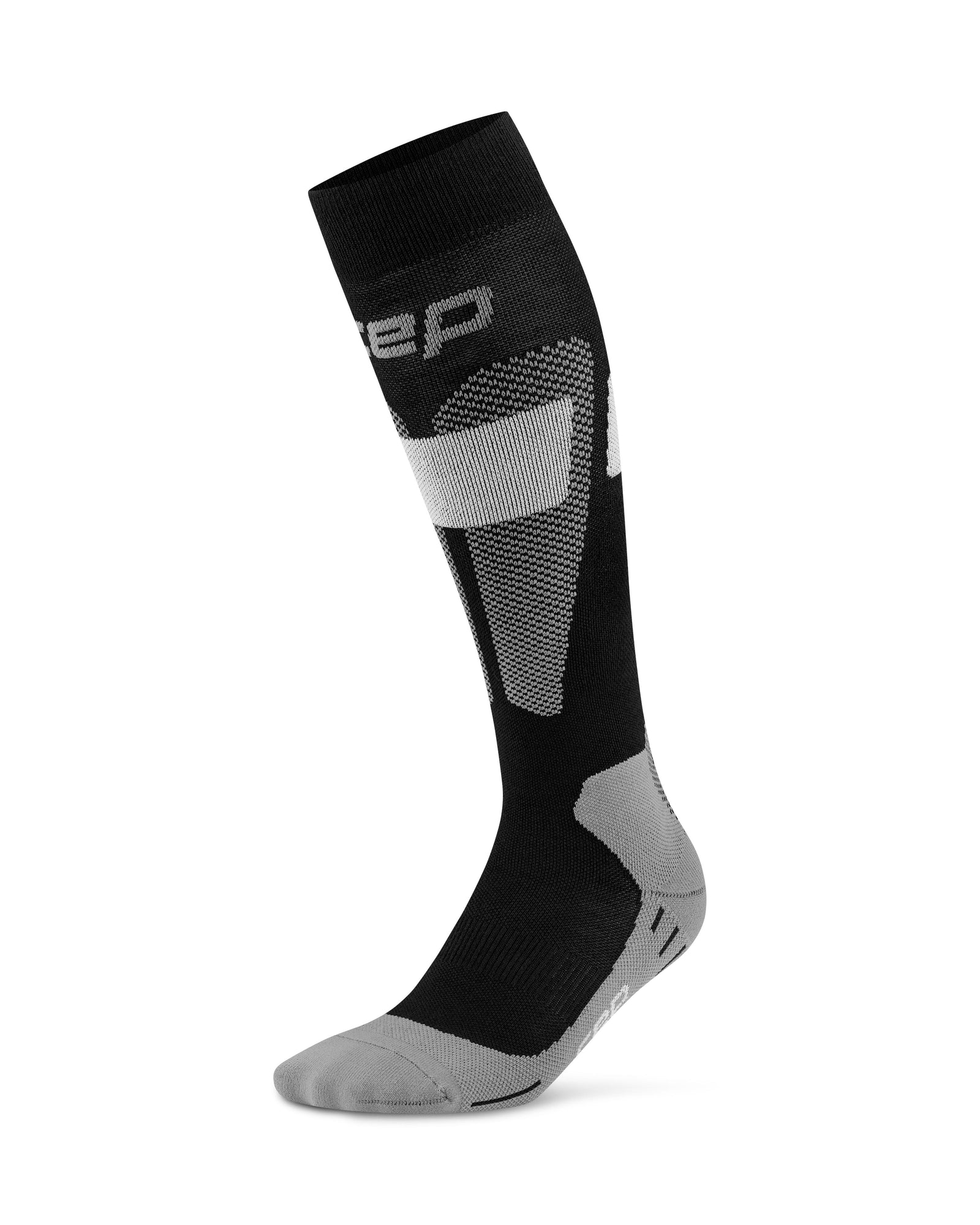 CEP Ski Merino Tall Compression Socks 3.0, Women – Black/Grey
