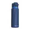 WaterH Boost Smart Water Bottle: 32 oz Hydration Tracker with APP & Insulation Blue 
