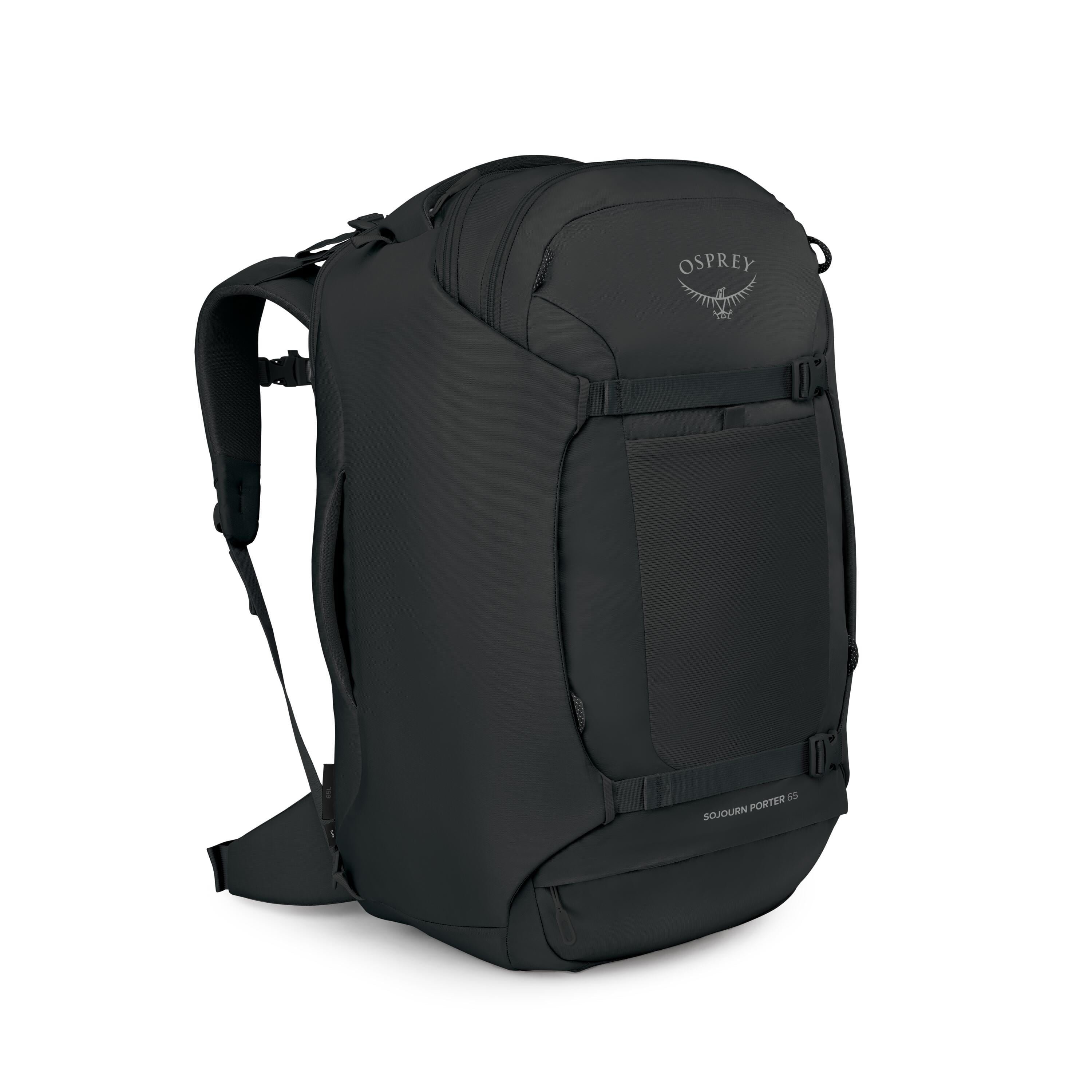 Osprey Sojourn Porter 65L Travel Backpack (2026) – Black