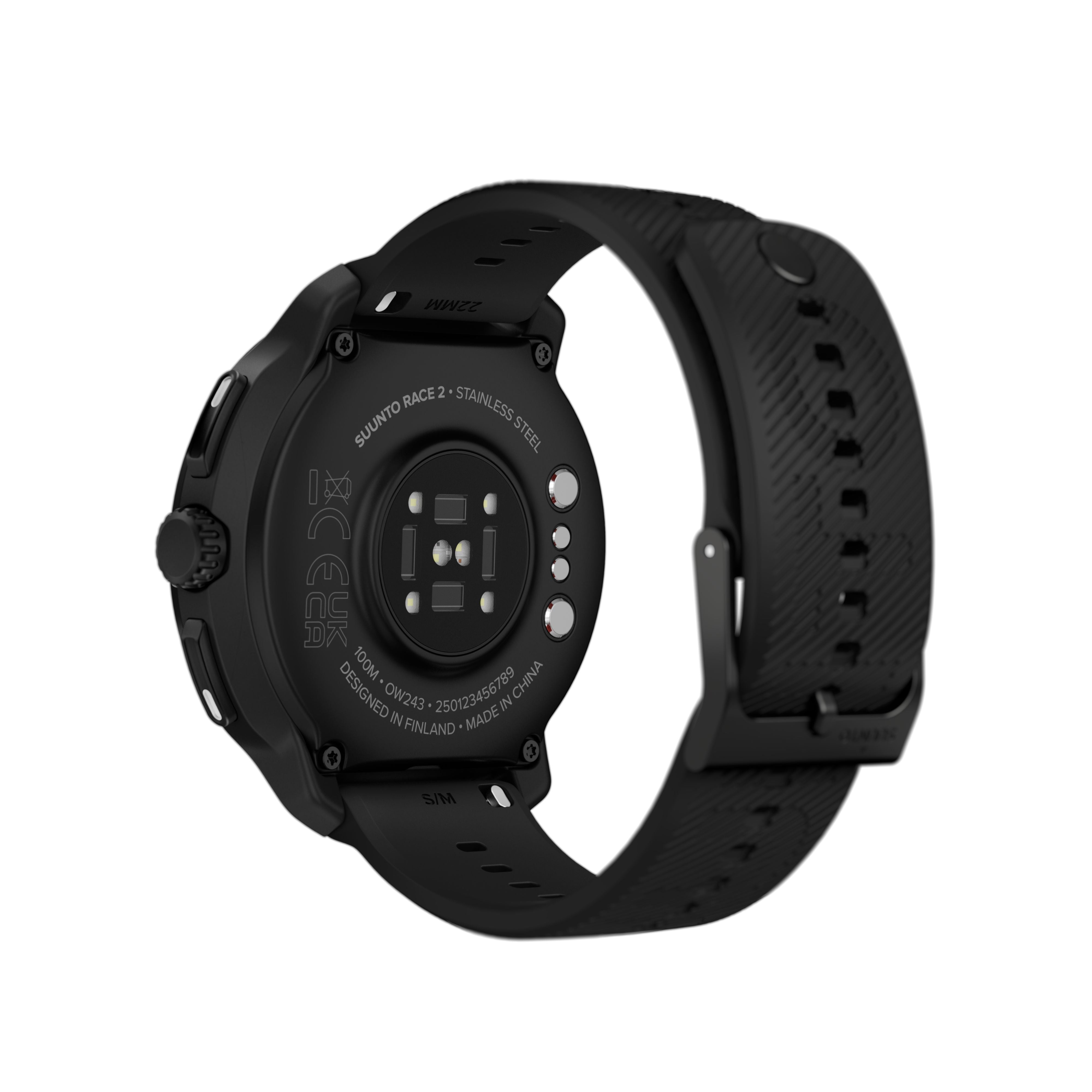 Suunto Race 2 GPS Watch - Stainless Steel 